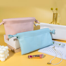PU Leather Drawstring Pouch